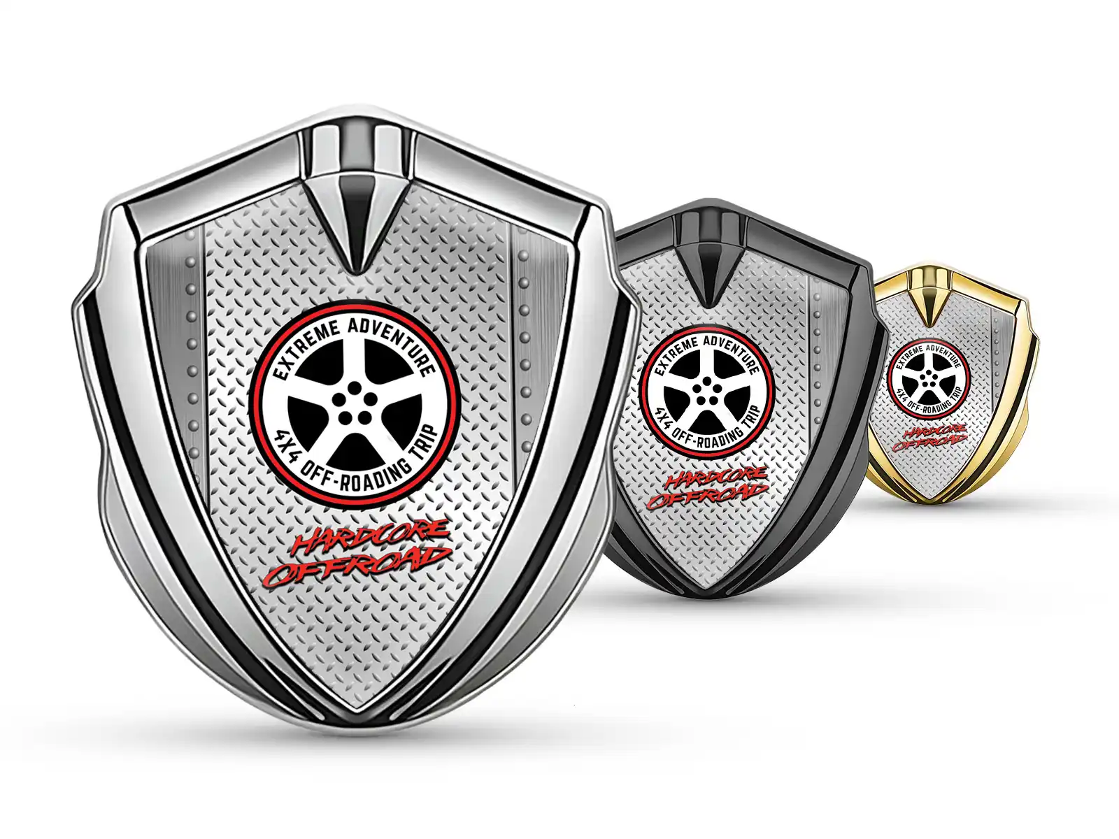 Custom Fender Badge Racing Look Glossy Emblem